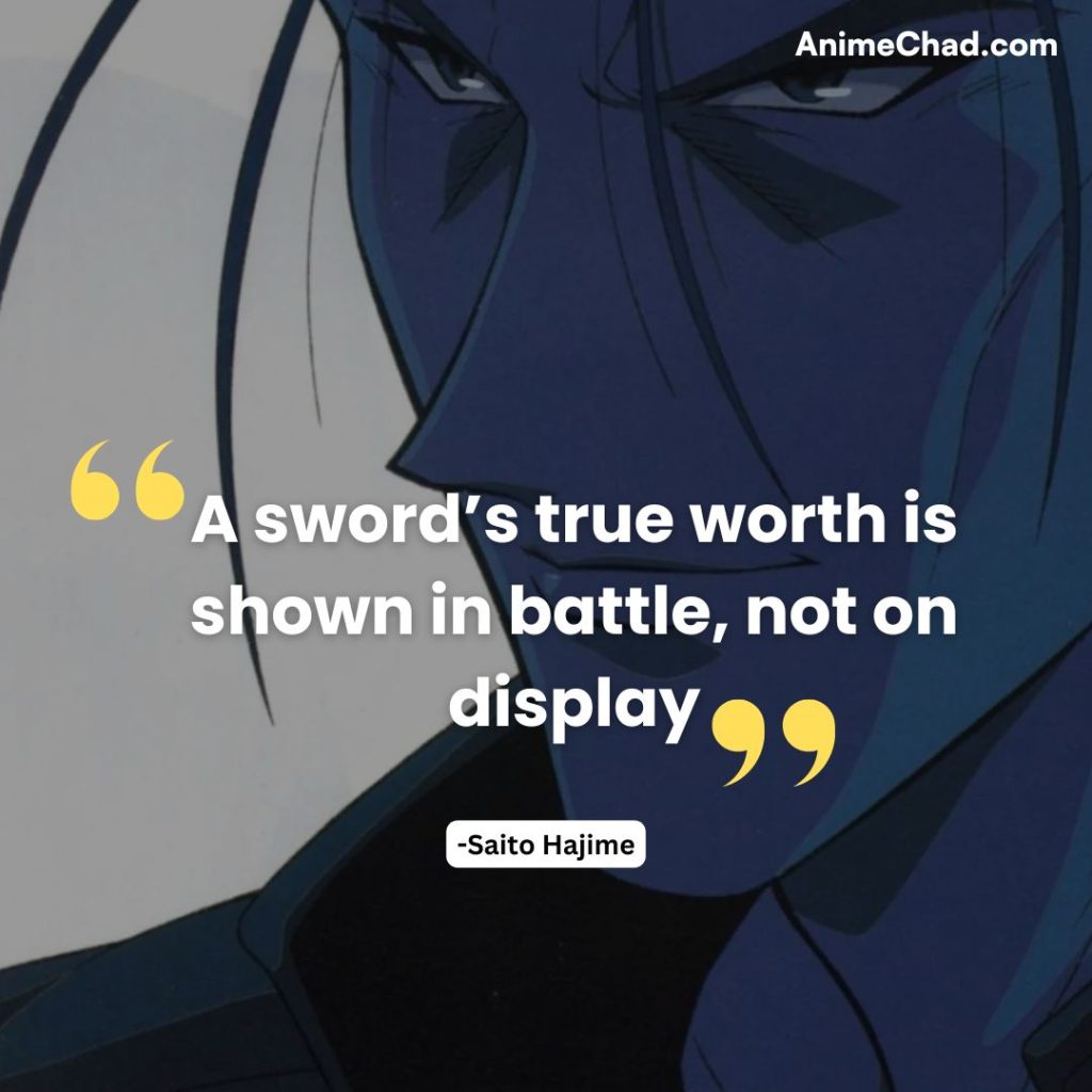 Saito Hajime Quotes