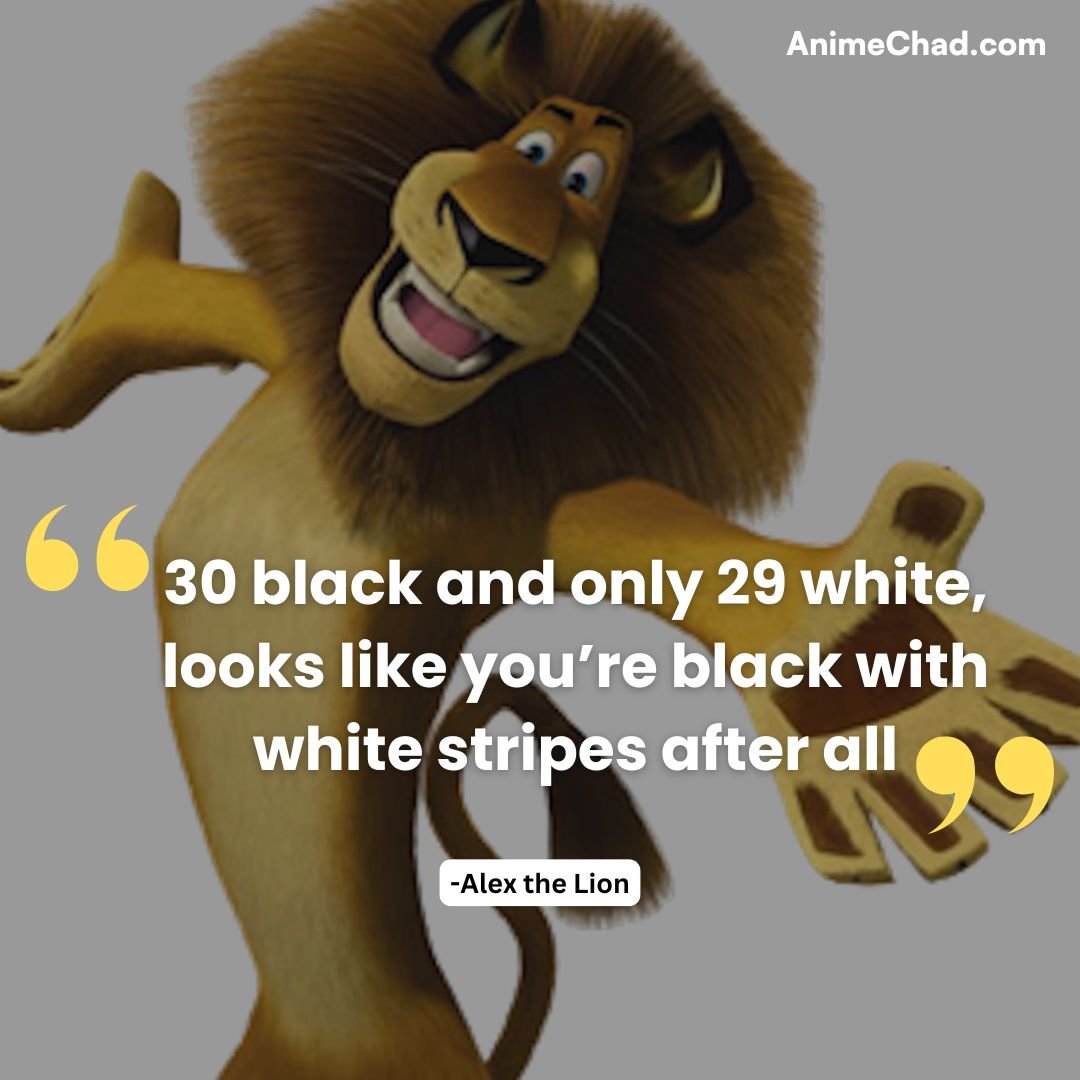 Alex The Lion Quotes