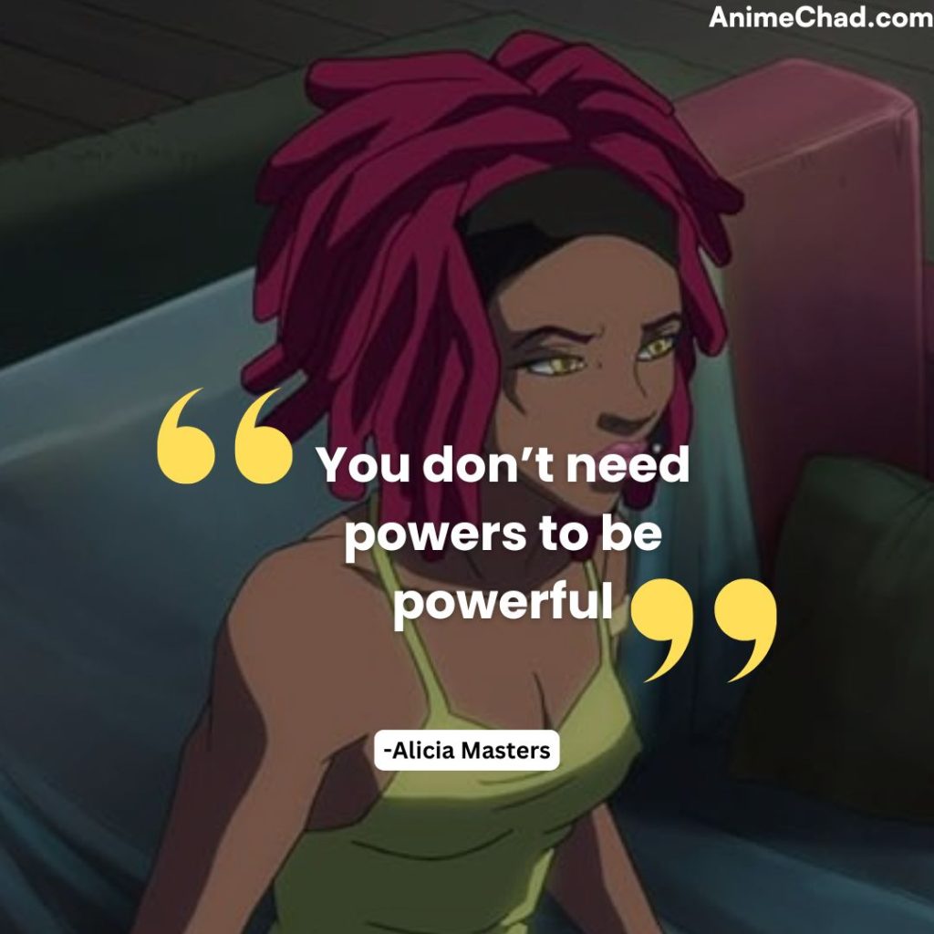 Alicia Masters Quotes