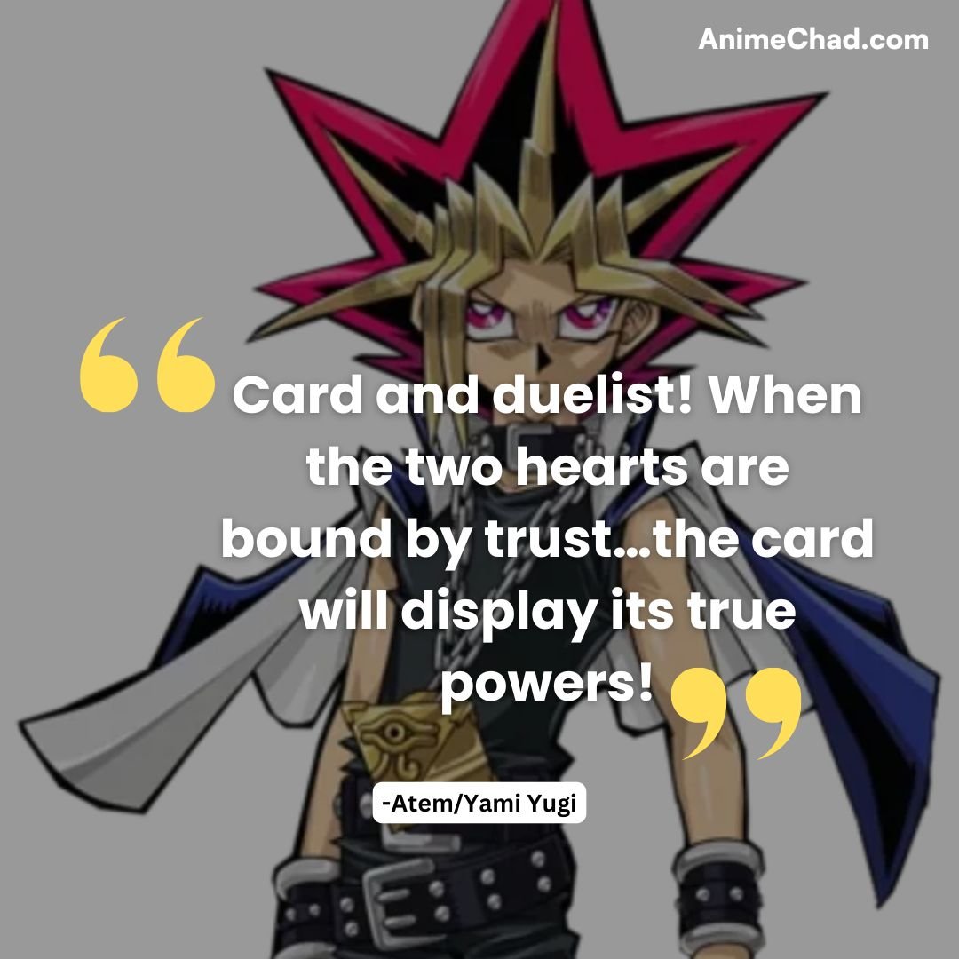 Atem Yami Yugi Quotes