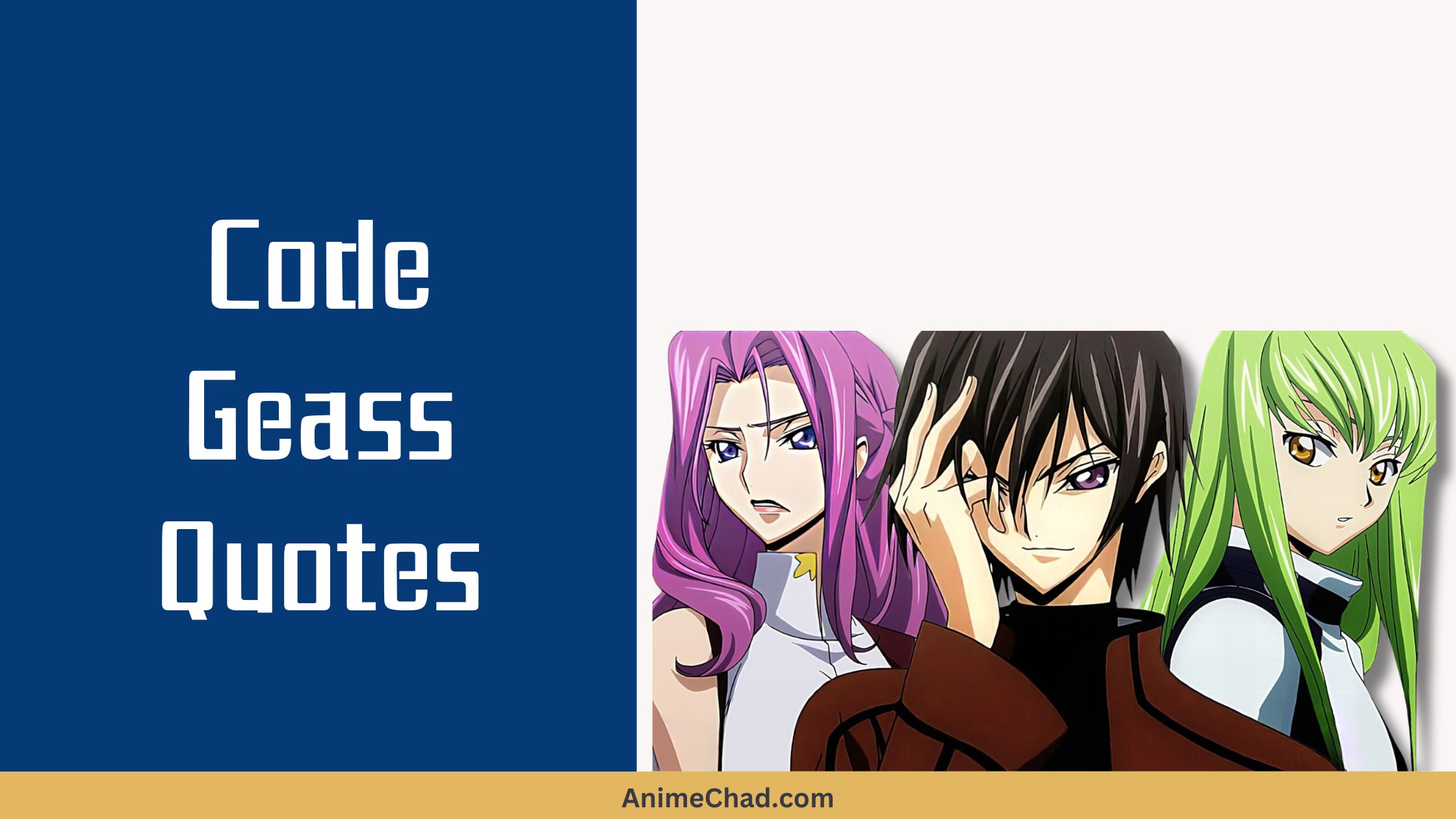 Code Geass Quotes