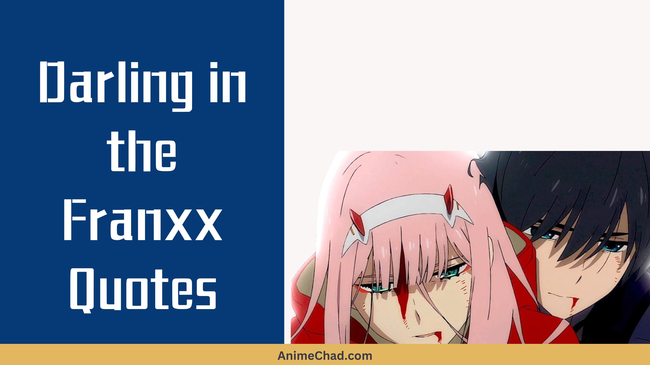 Darling In The Franxx Quotes