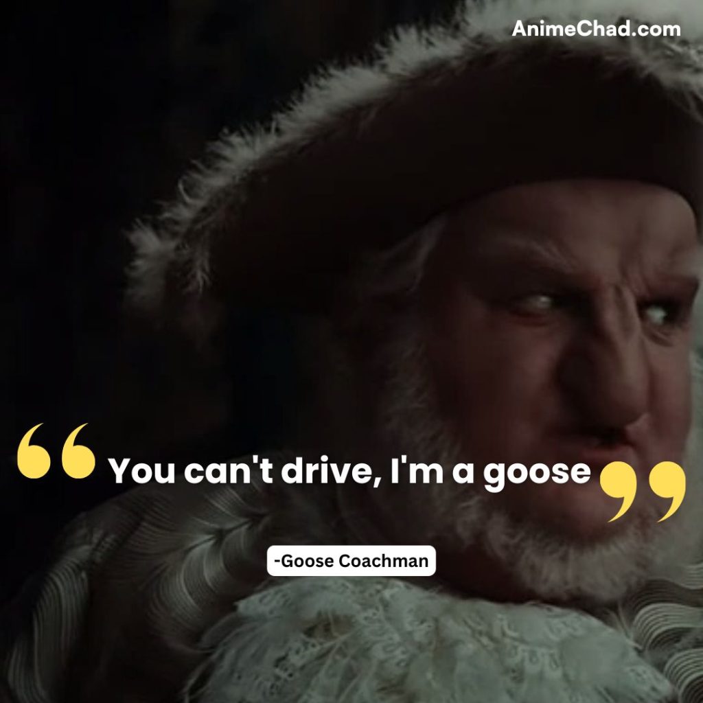 Goose Coachman Quotes
