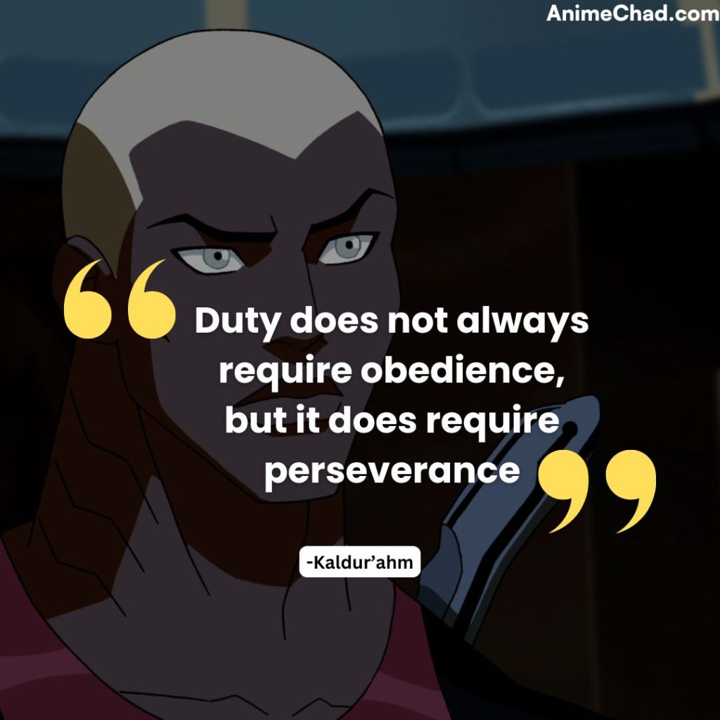 Kaldur’ahm Quotes (1)