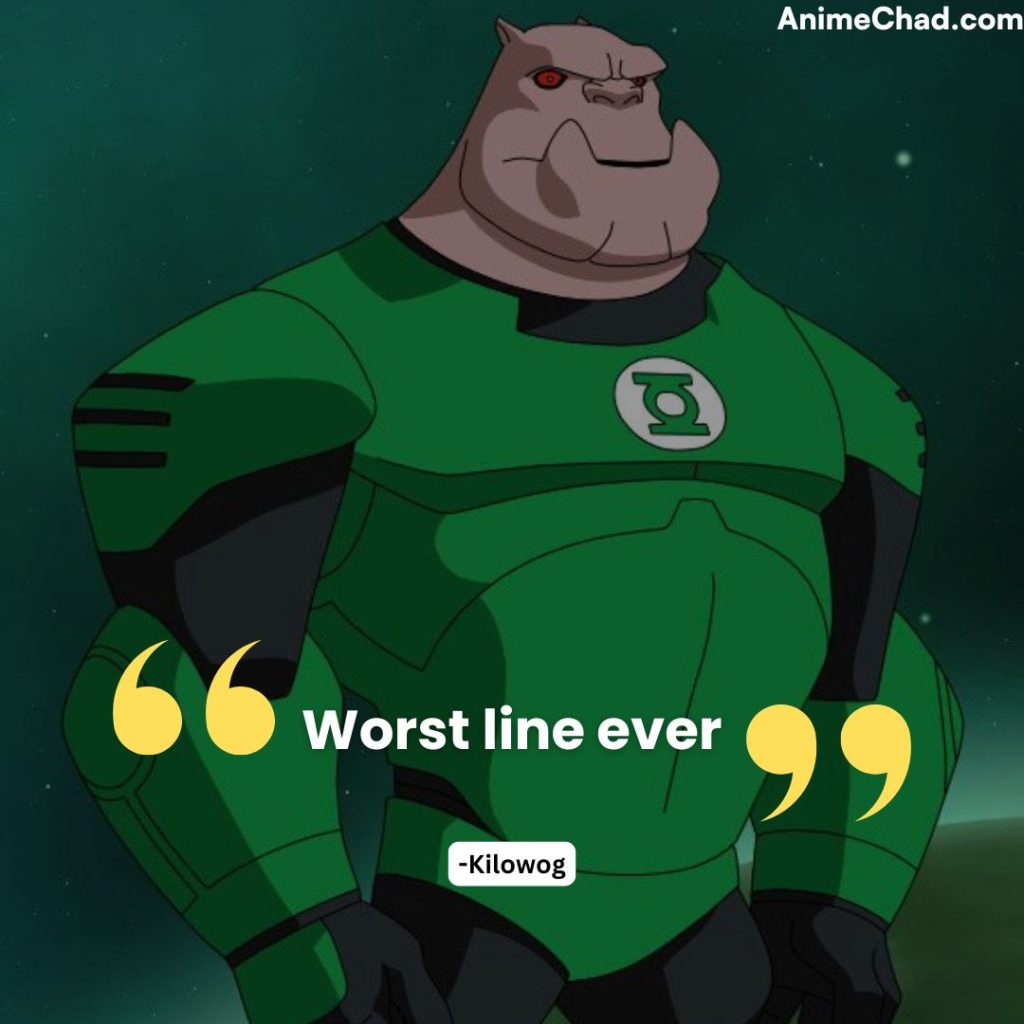Kilowog Quotes