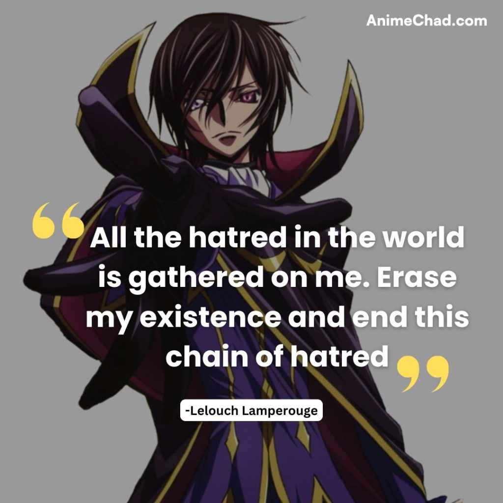 Lelouch Lamperouge Quotes (1)