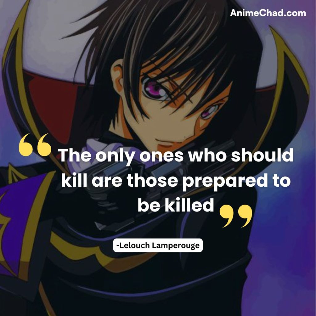 Lelouch Lamperouge Quotes