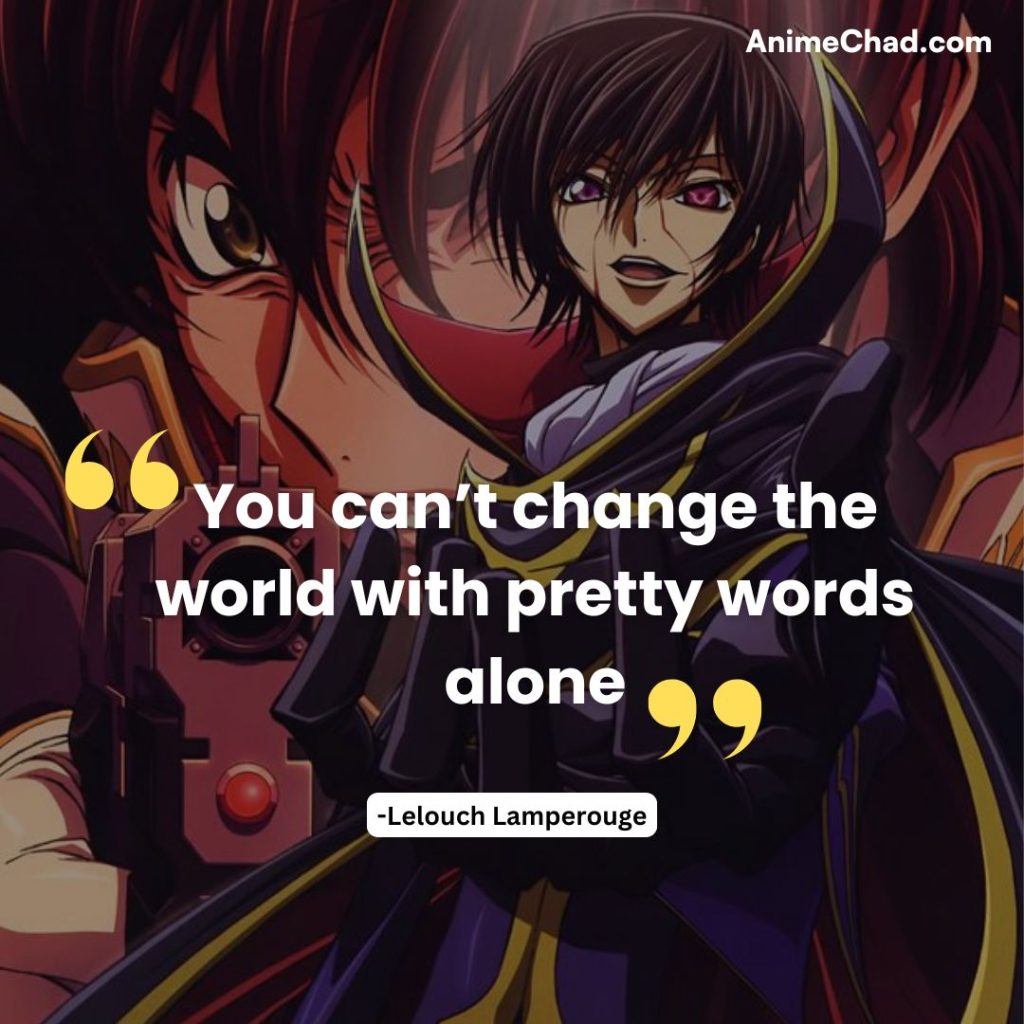 Lelouch Lamperouge Quotes
