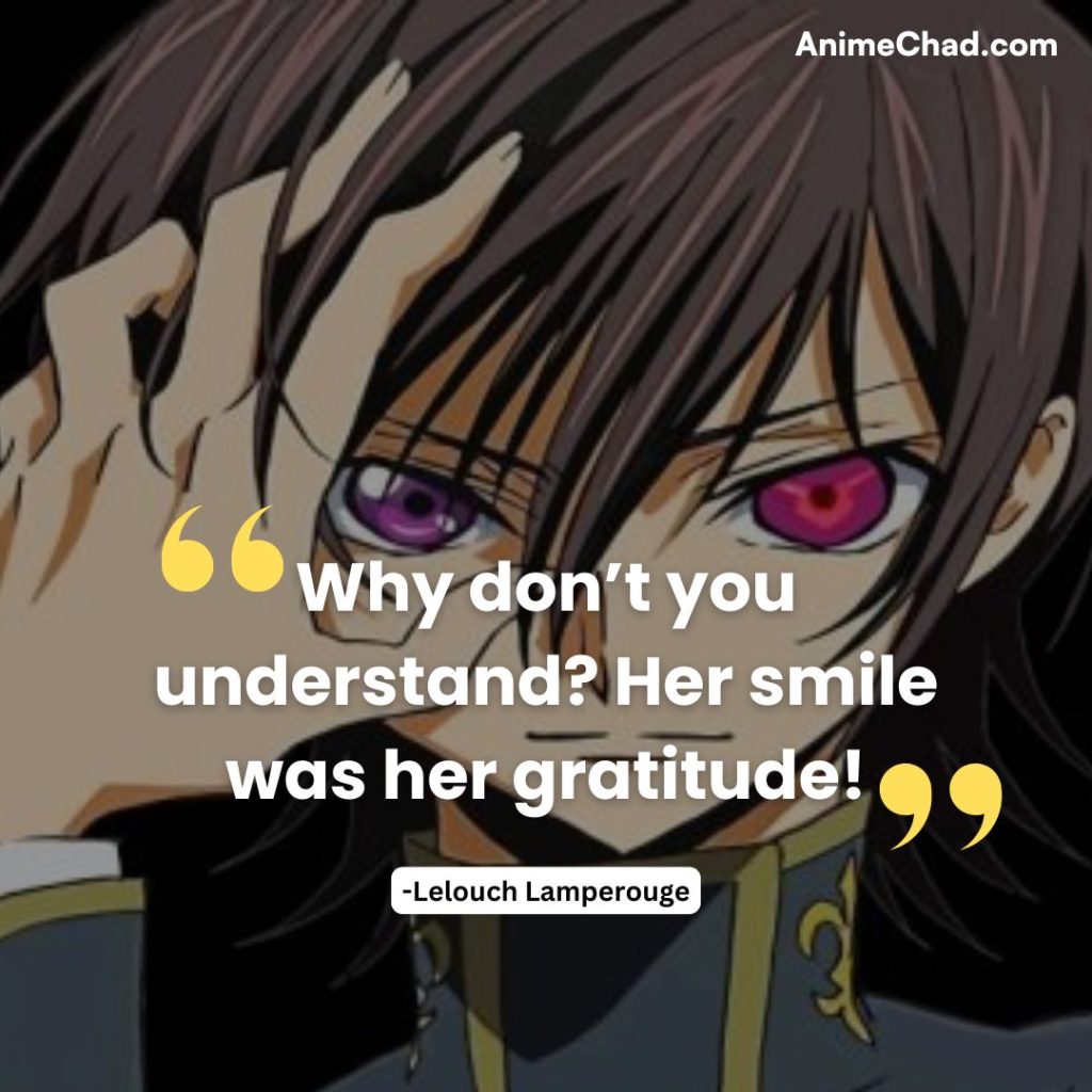 Lelouch Lamperouge Quotes (8)