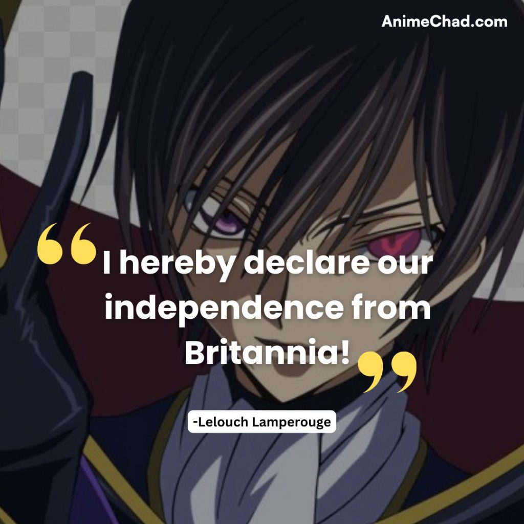 Lelouch Lamperouge Quotes (9)