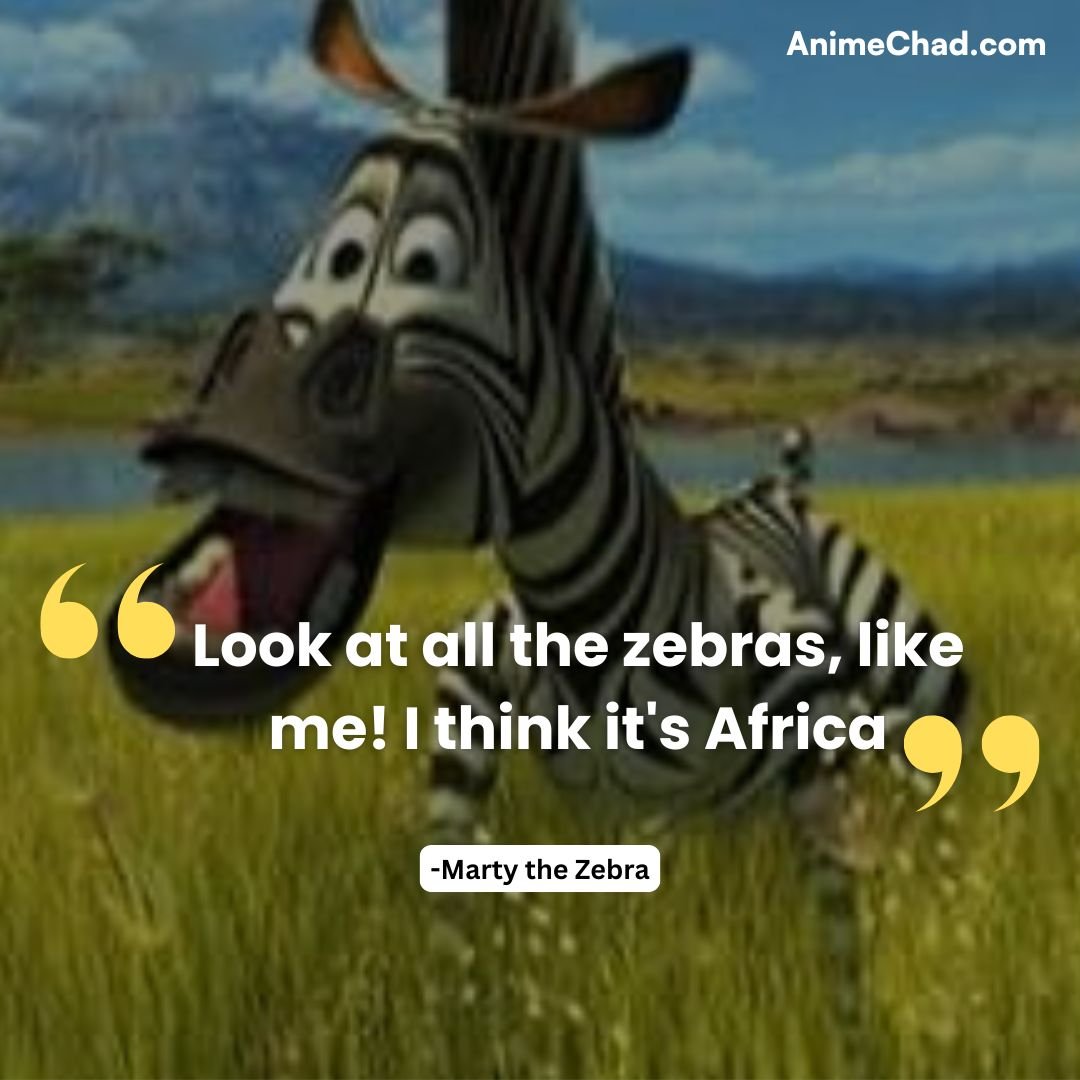 Marty The Zebra Quotes