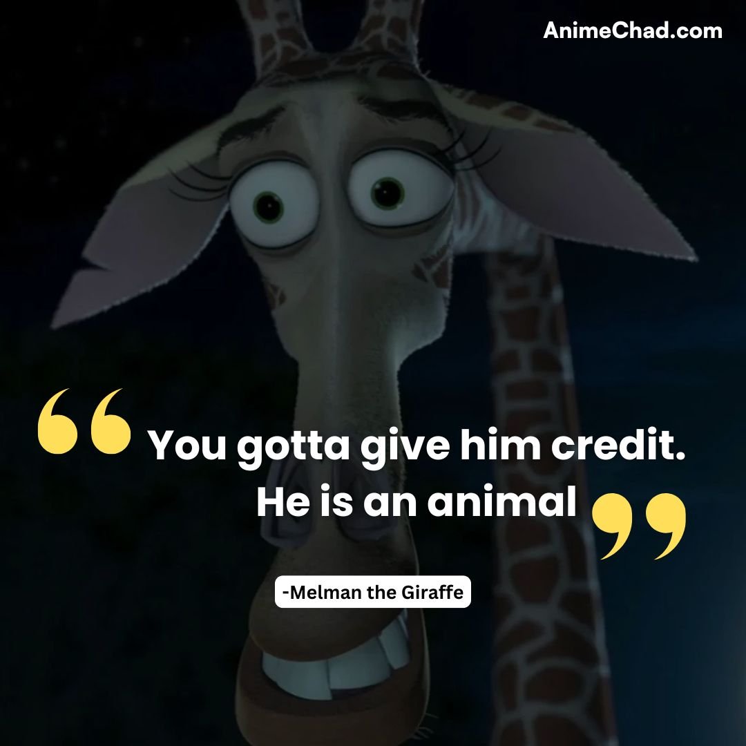 Melman The Giraffe Quotes