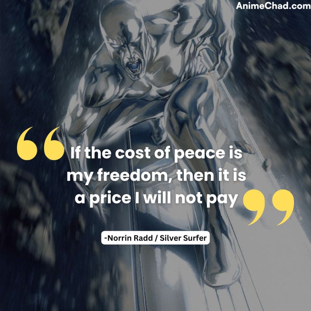 Norrin Radd Silver Surfer Quotes (1)