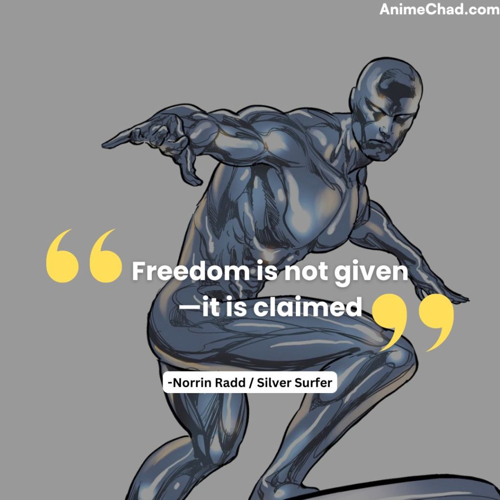 Norrin Radd Silver Surfer Quotes (5)