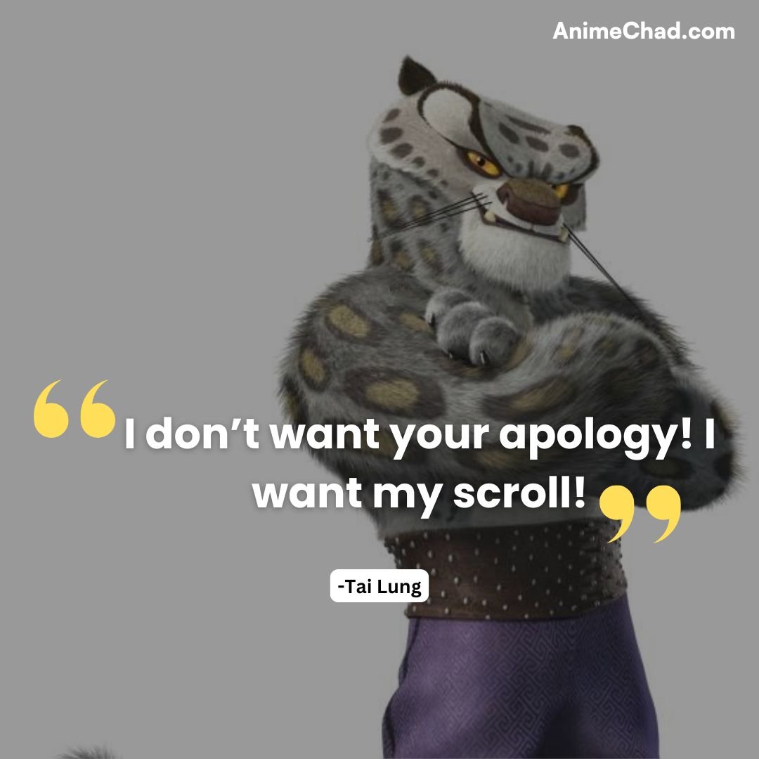 Tai Lung Quotes