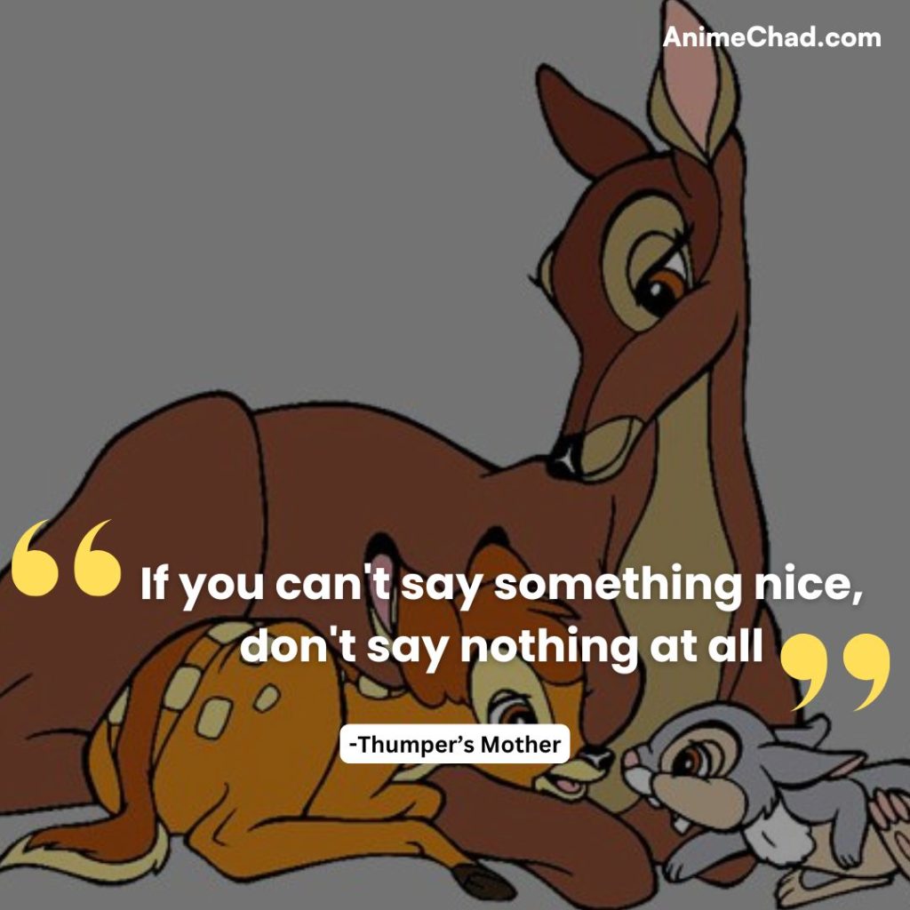 Thumper’s Mother Quotes