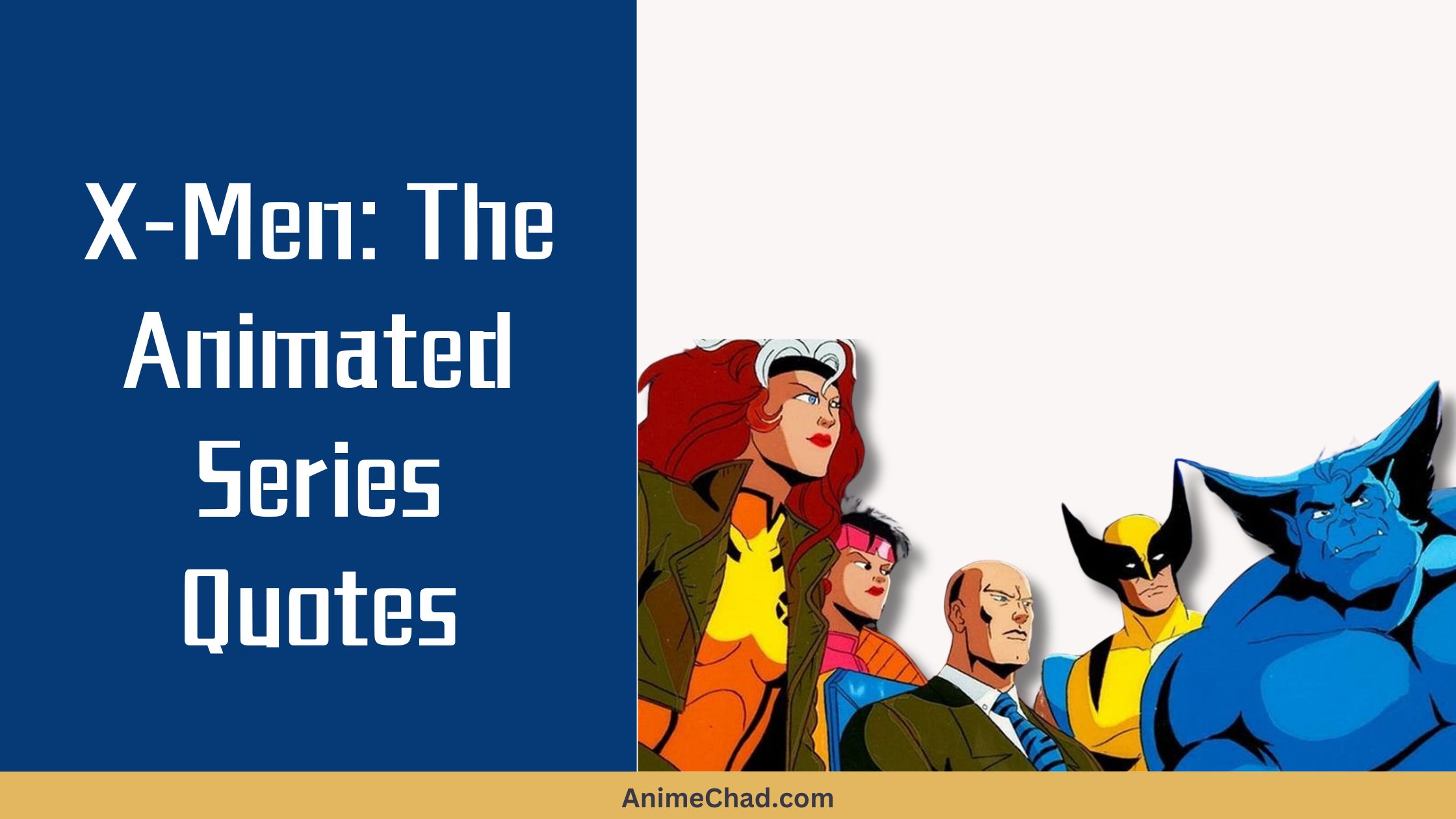 X Men The Animated Series Quotes