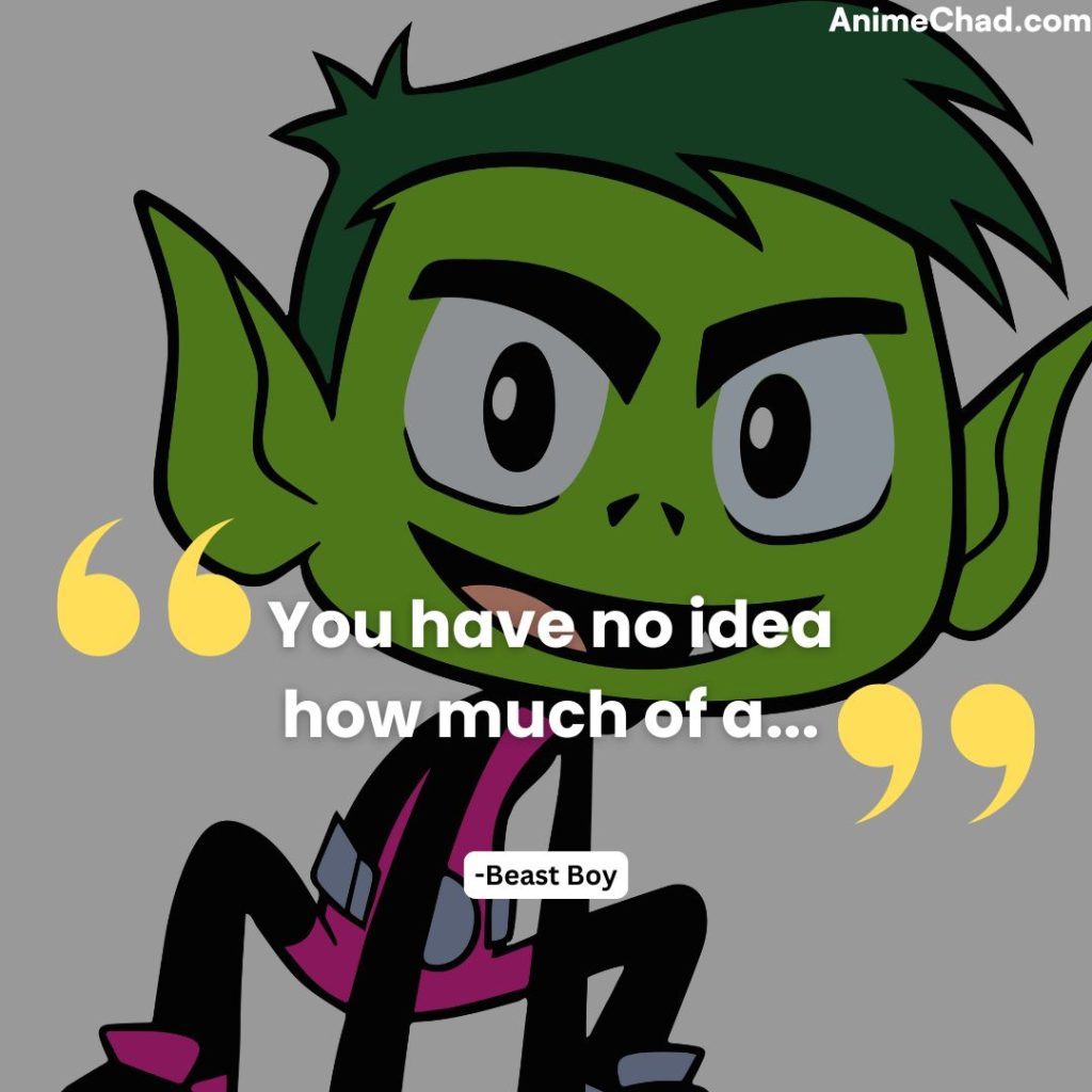 Beast Boy Quotes