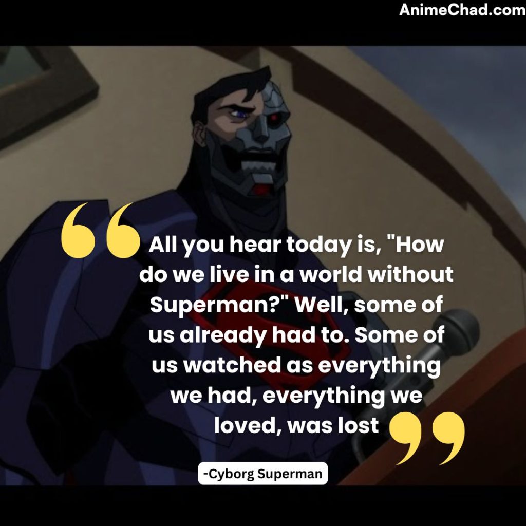 Cyborg Superman Quotes
