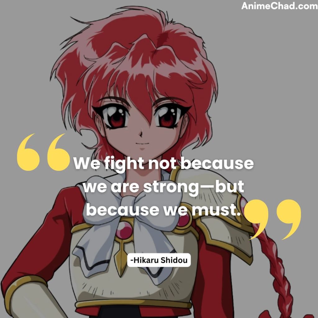Hikaru Shidou Quotes