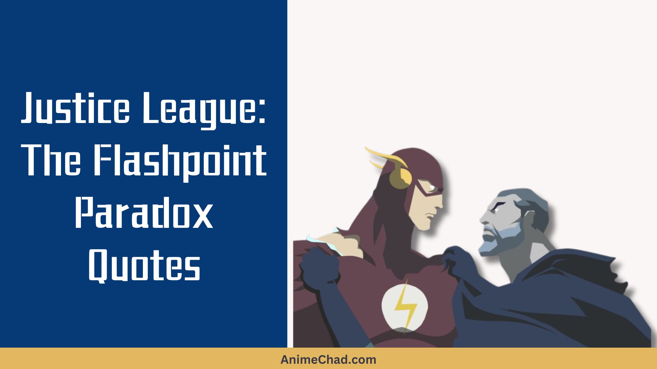 Justice League The Flashpoint Paradox Quotes