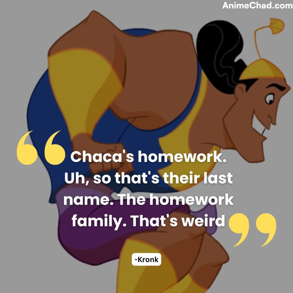 Kronk Quotes (4)