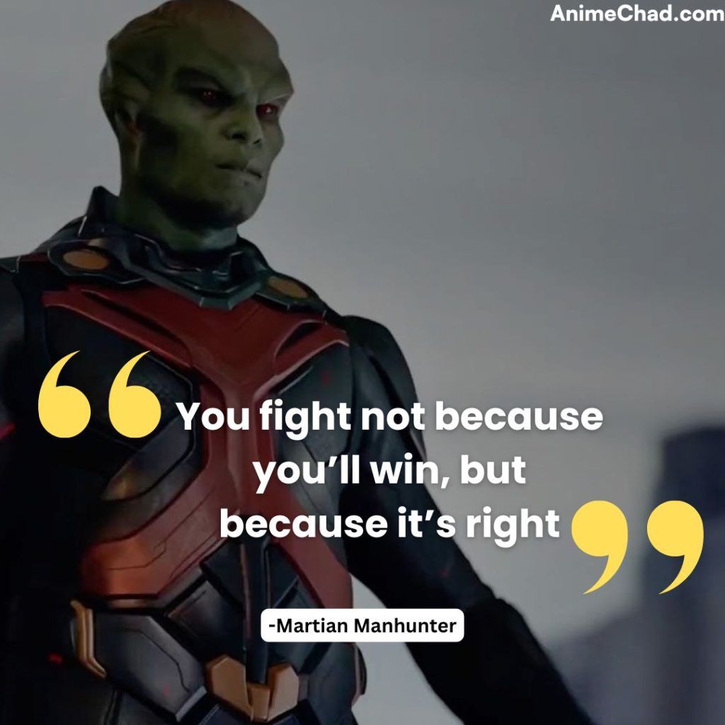 Martian Manhunter Quotes
