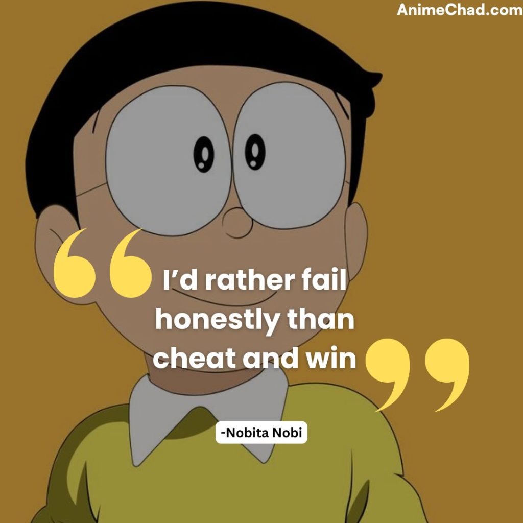 Nobita Nobi Quotes