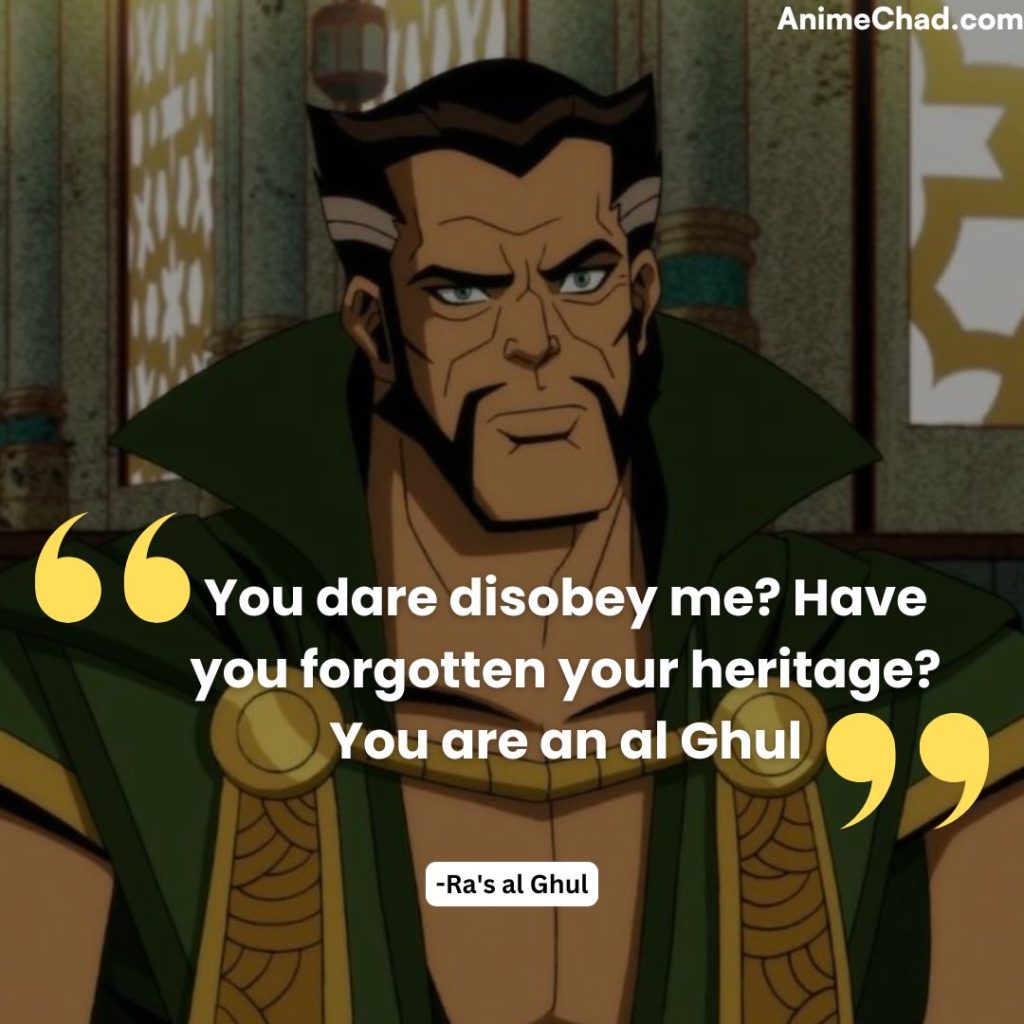 Ra’s Al Ghul Quotes