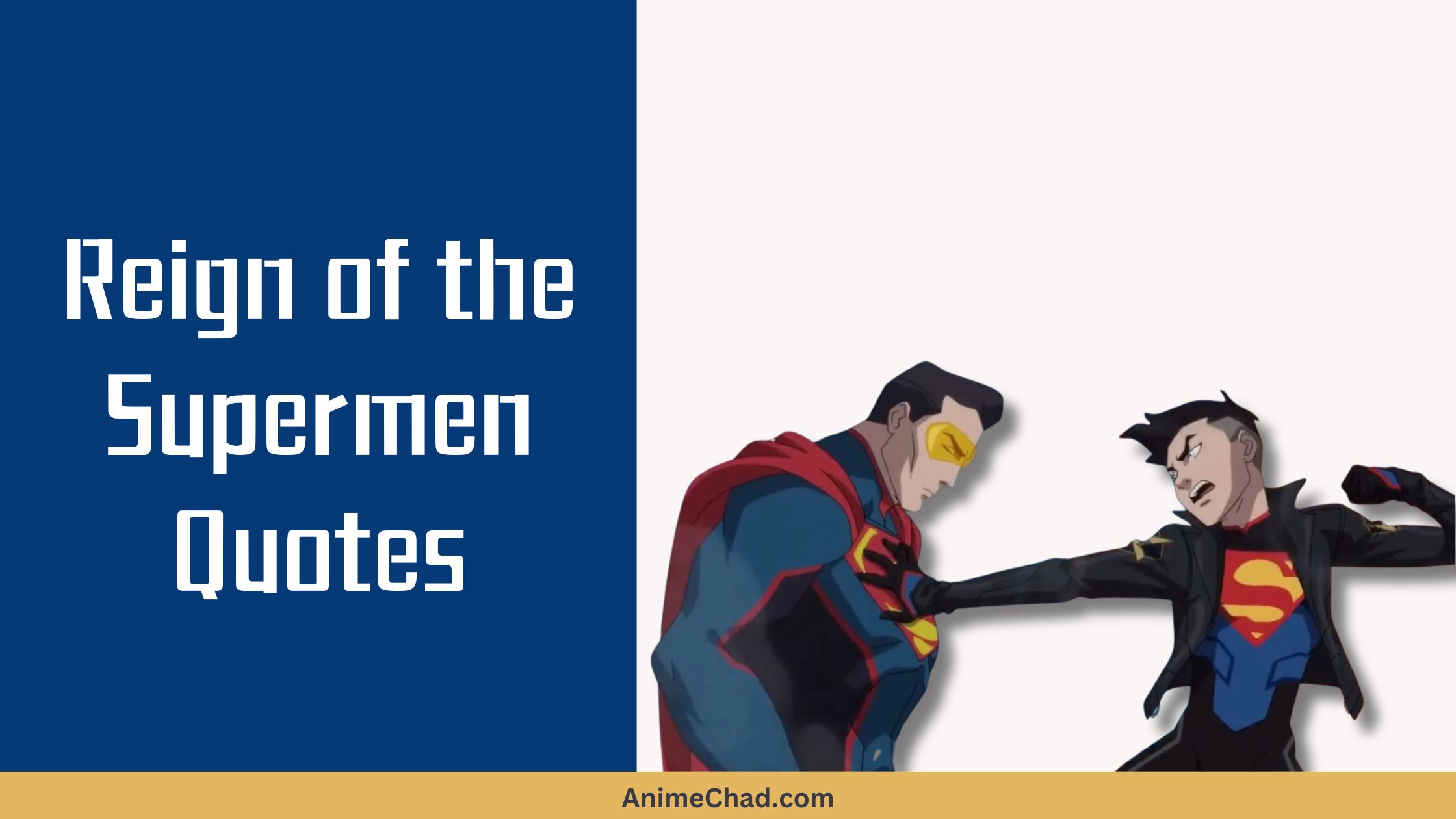 Reign Of The Supermen Quotes