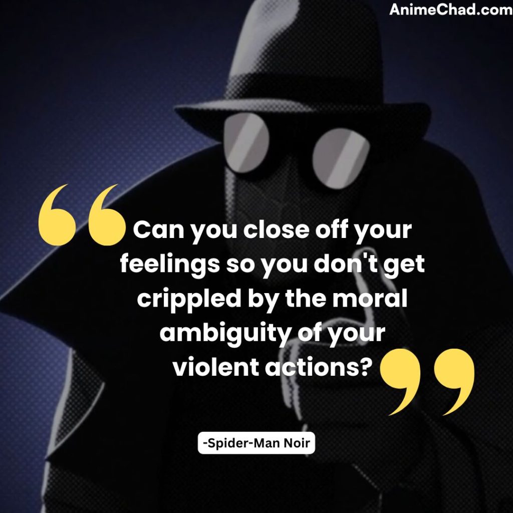 Spider Man Noir Quotes