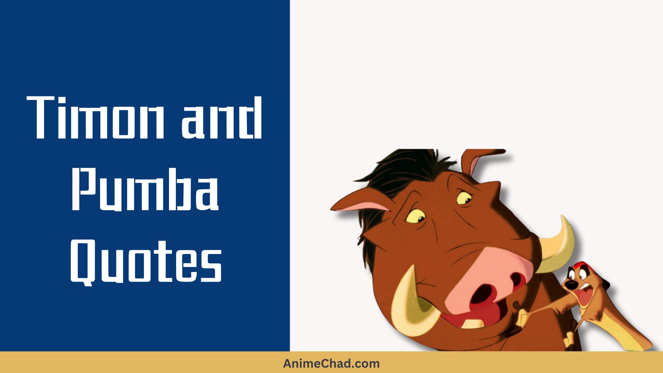 Timon And Pumba Quotes