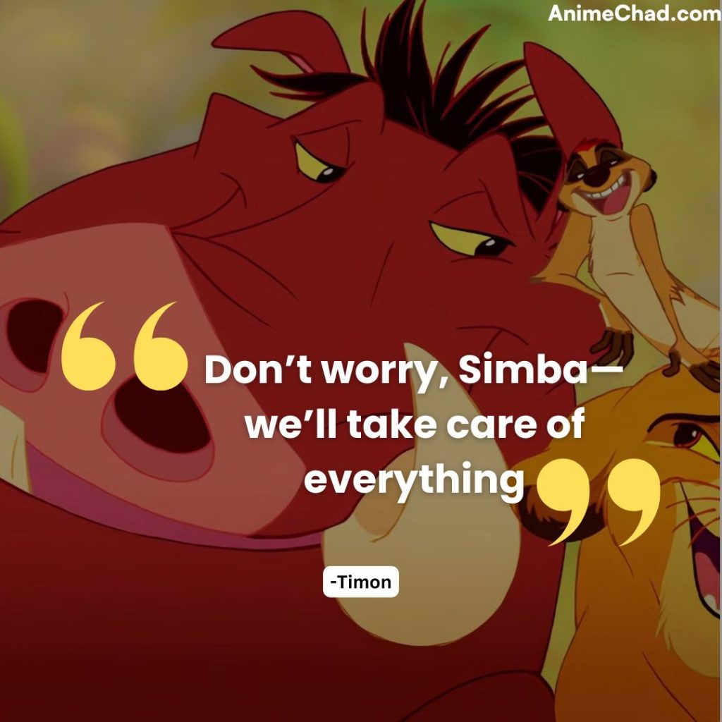 Timon Quotes (5)
