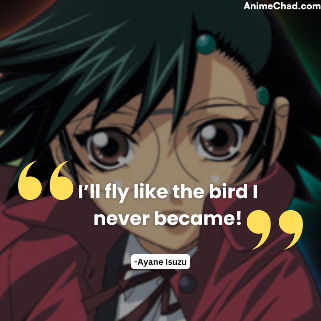 Ayane Isuzu Quotes