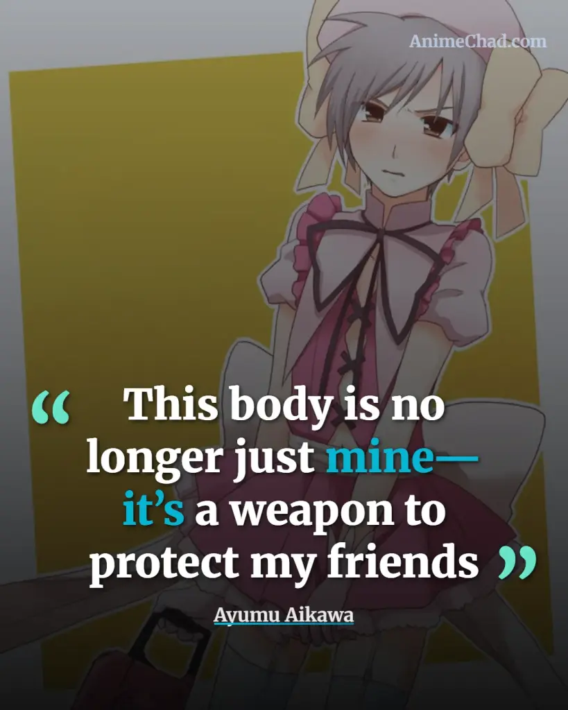 Ayumu Aikawa Quotes (2)