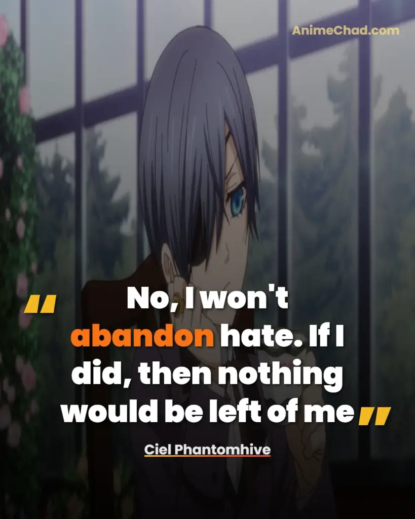 Ciel Phantomhive Quotes (2)
