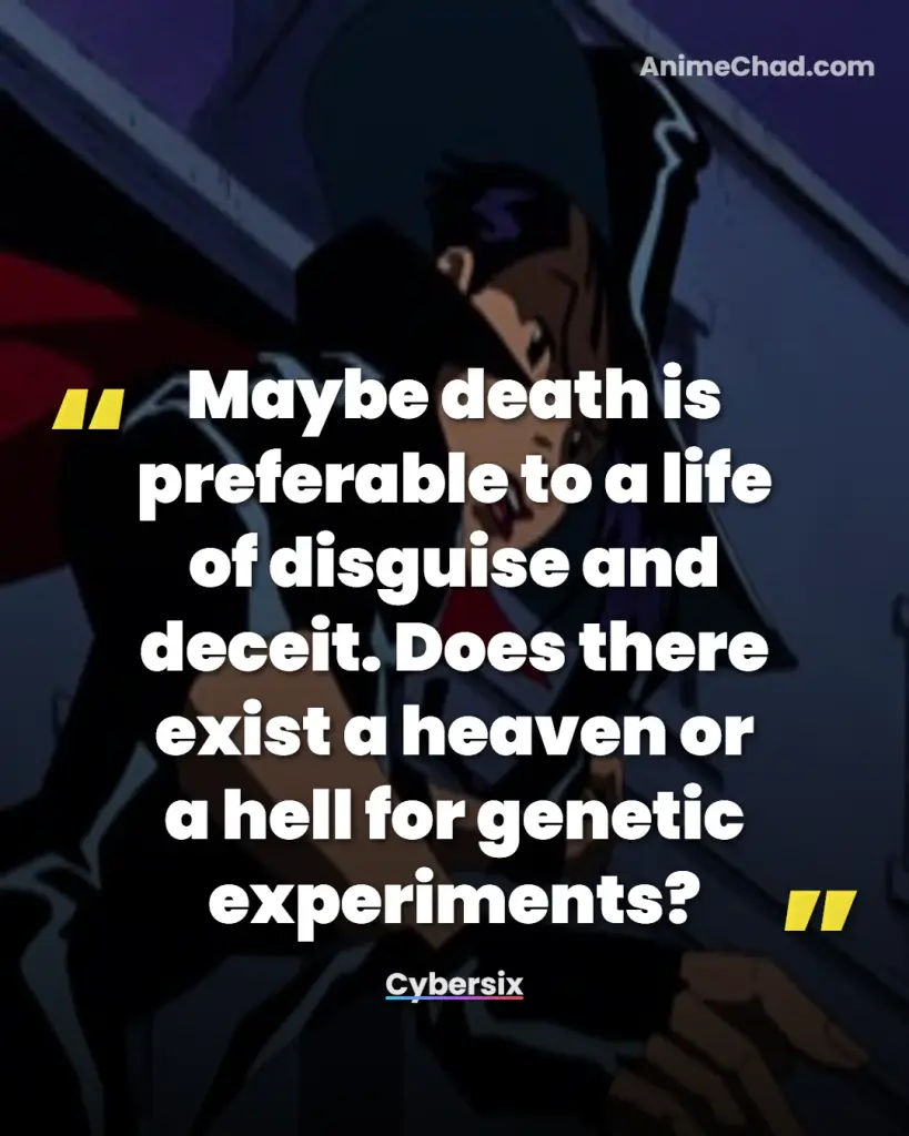 Cybersix Quotes
