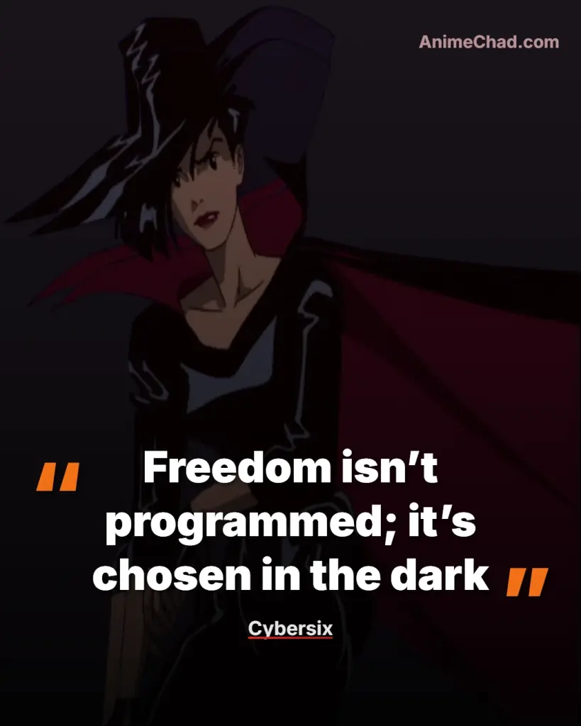 Cybersix Quotes (9)