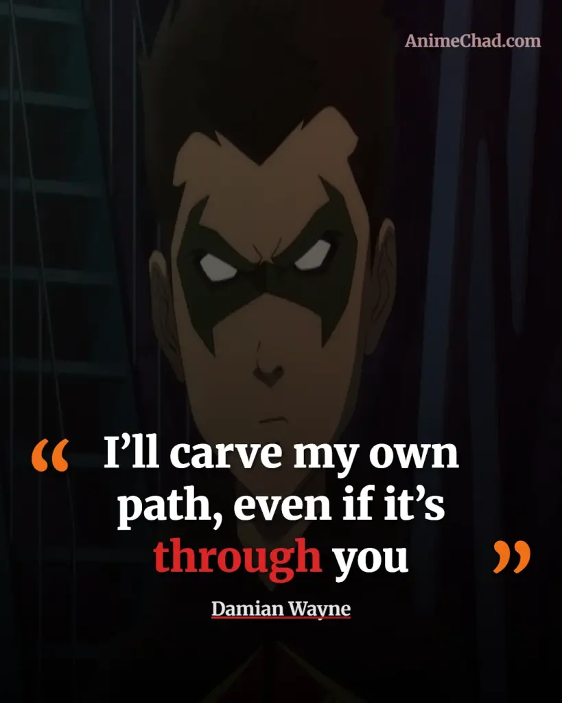 Damian Wayne Quotes (1)