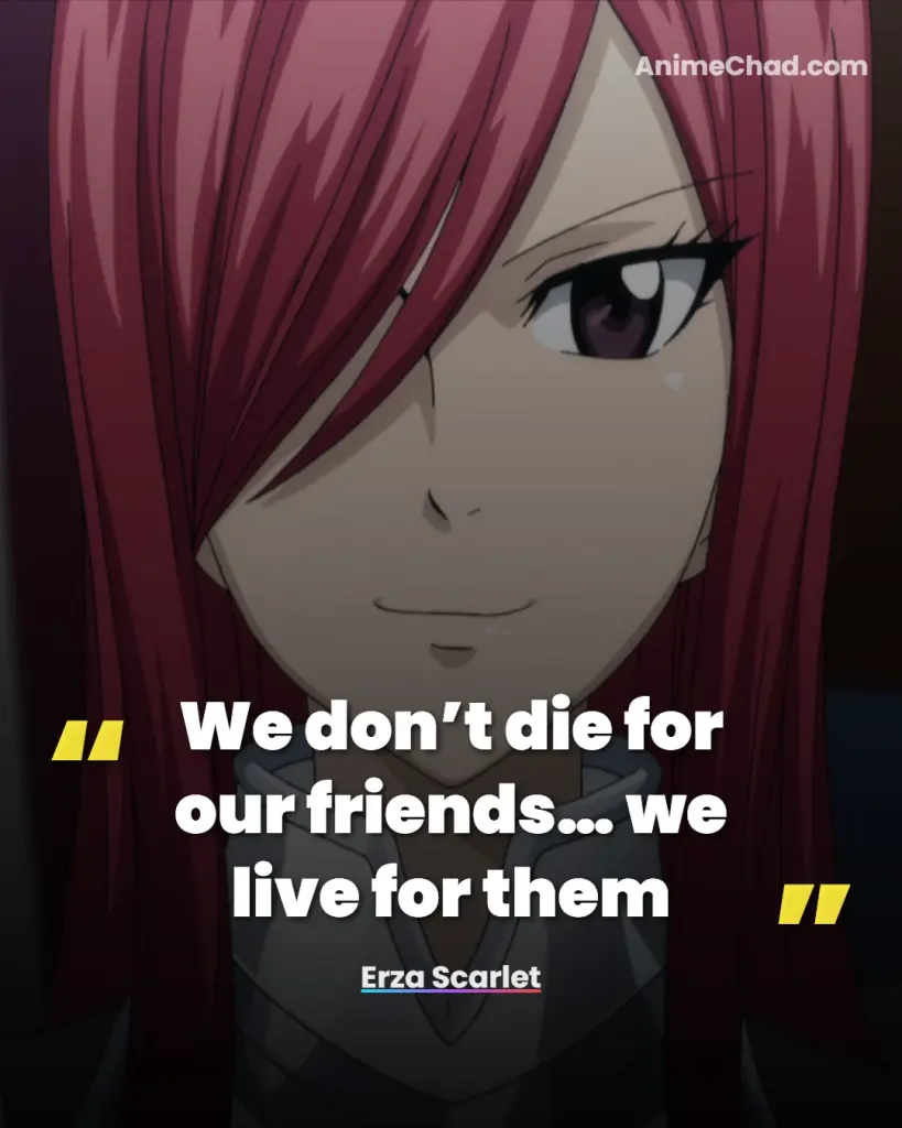 Erza Scarlet Quotes