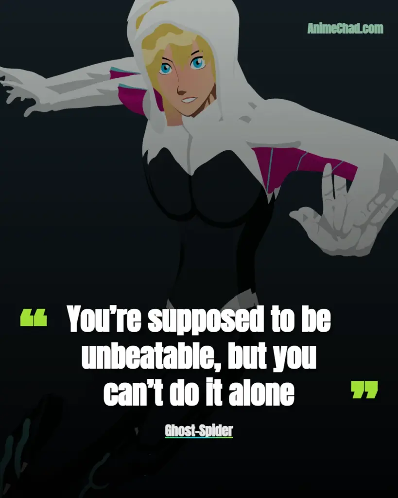 Ghost Spider Quotes