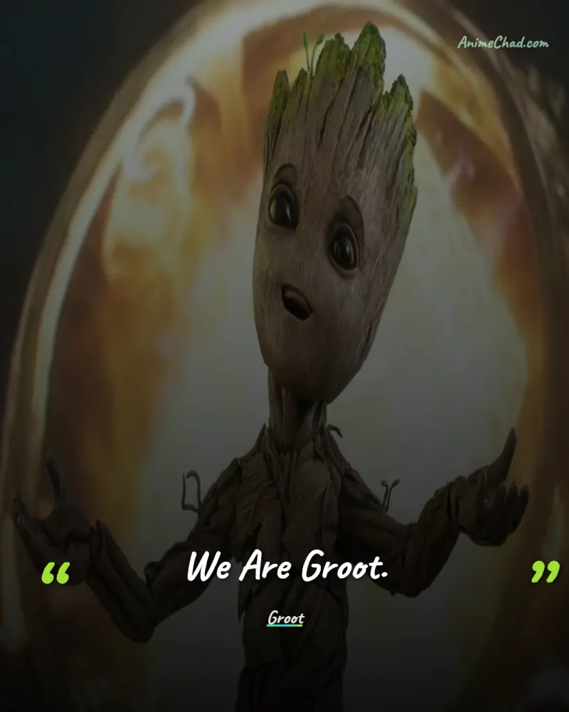 Groot Quotes