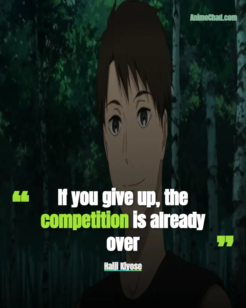 Haiji Kiyose Quotes (2)