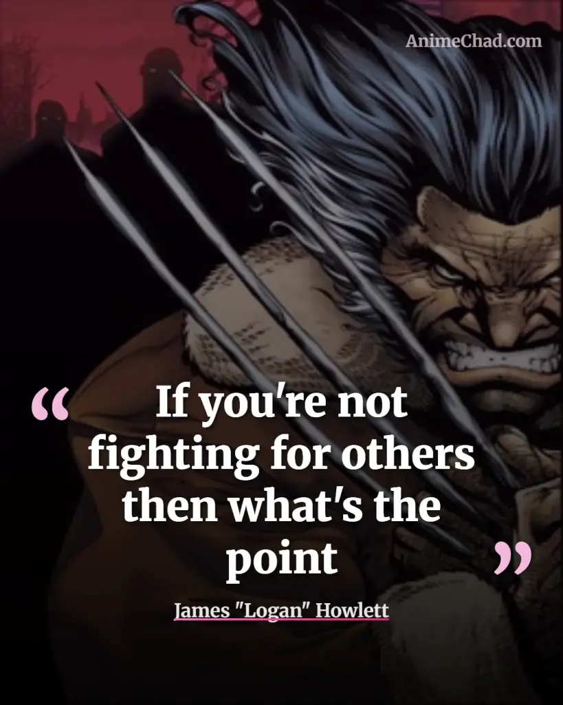James Logan Howlett Quotes (10)