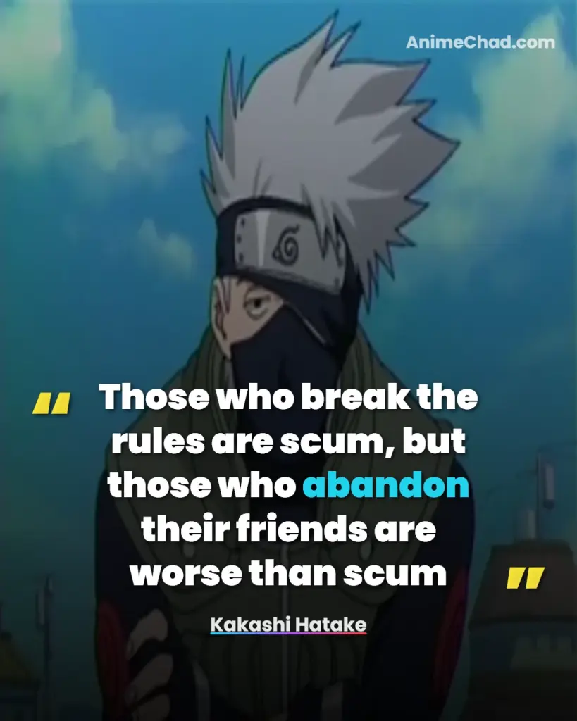 Kakashi Hatake Quotes