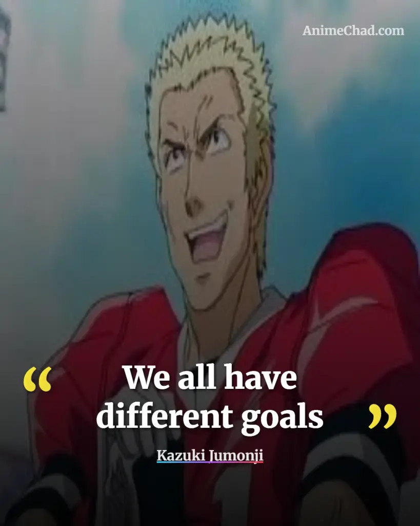 Kazuki Jumonji Quotes