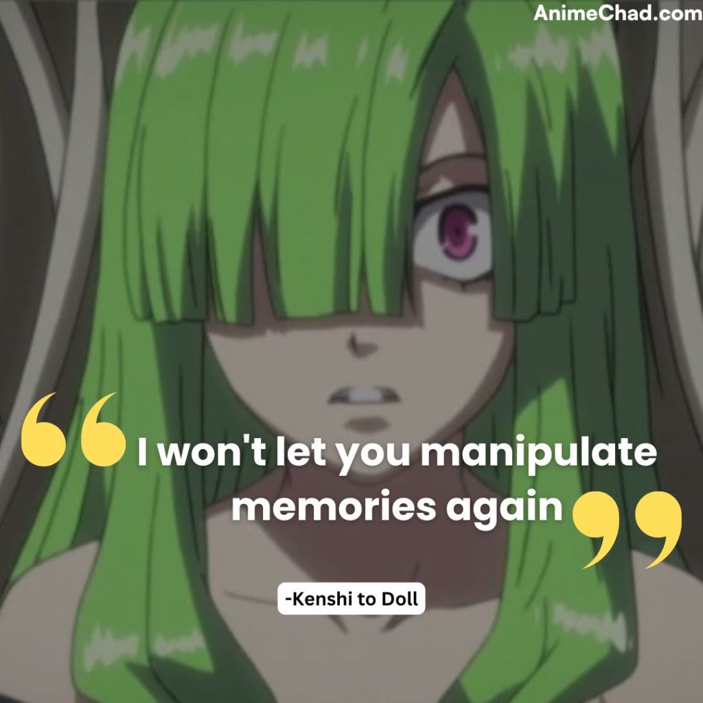 Kenshi To Doll Quotes