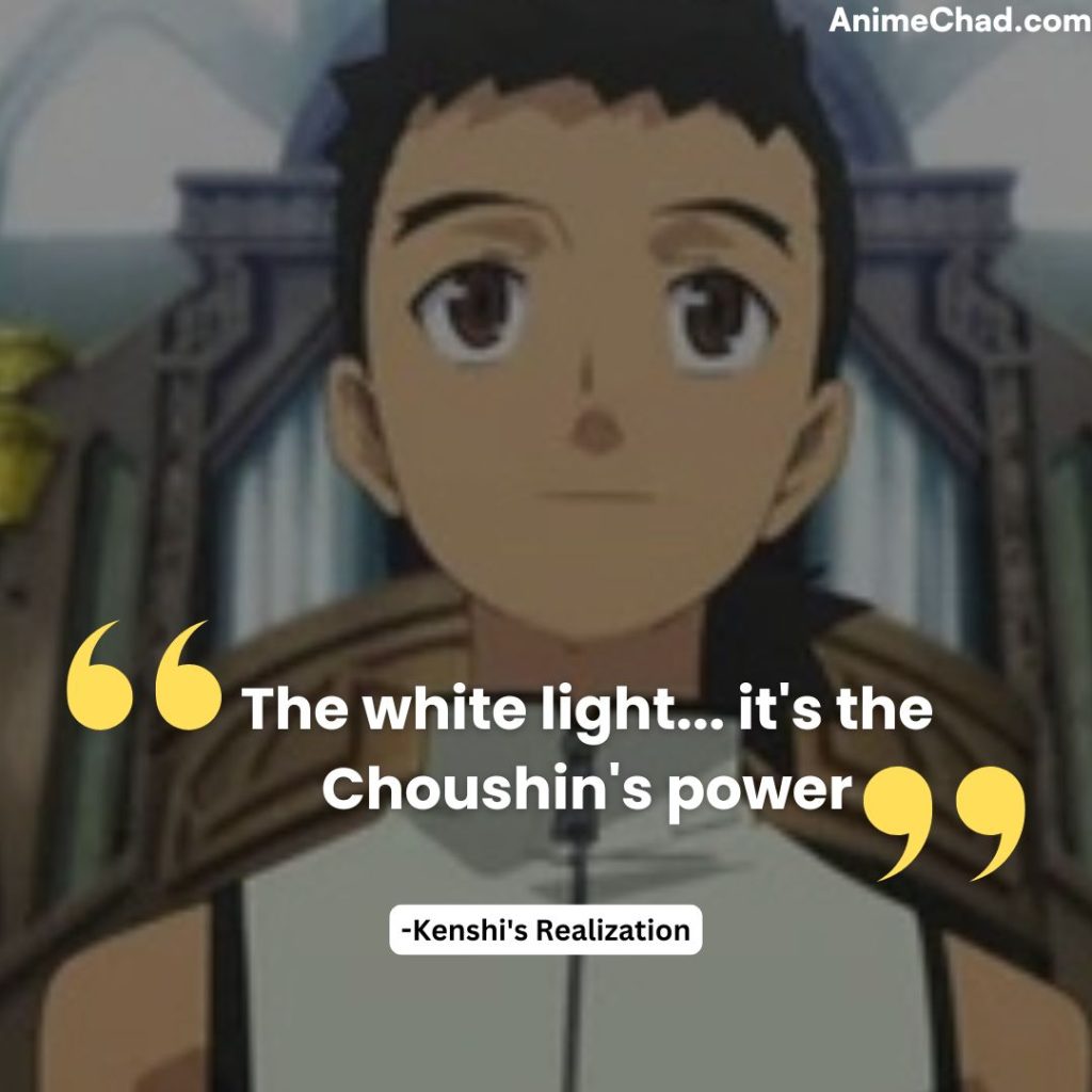 Kenshi’s Realization Quotes
