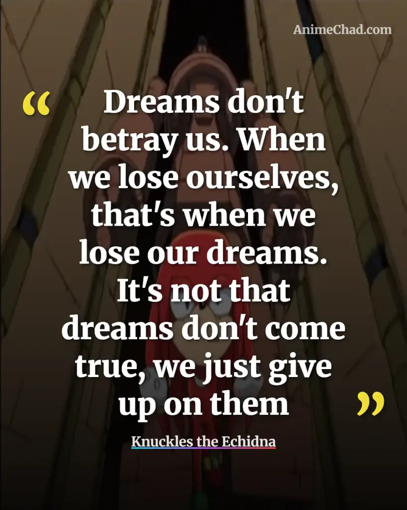 Knuckles The Echidna Quotes (5)