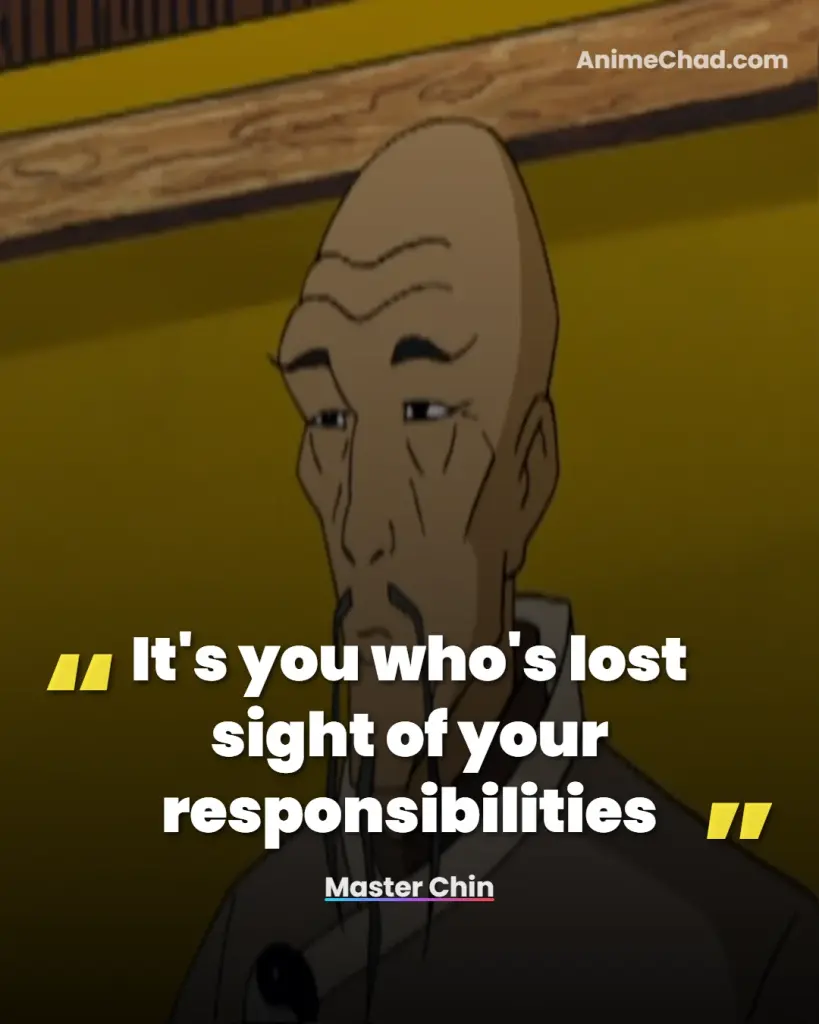 Master Chin Quotes